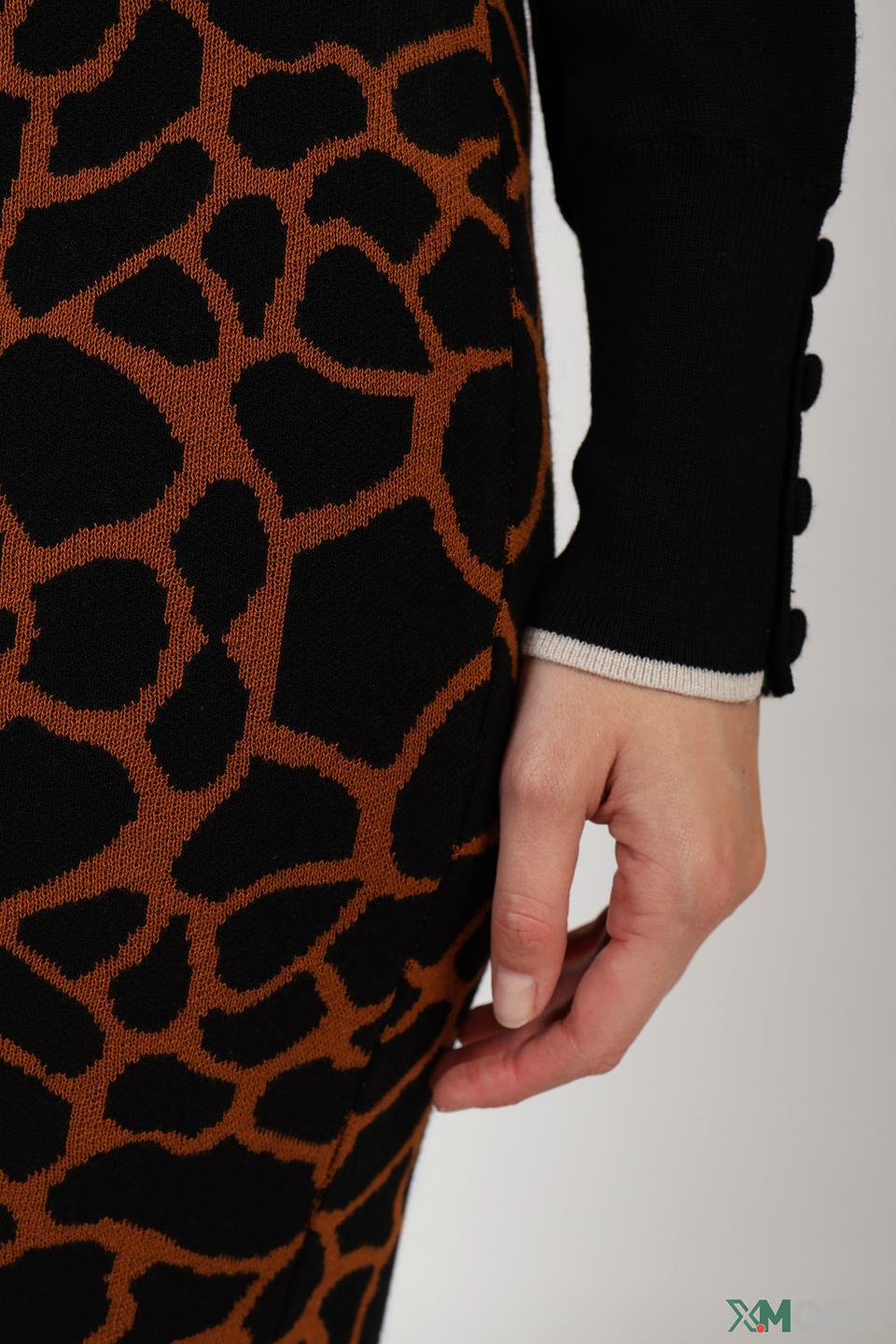 Юбка Icona с принтом под рептилию