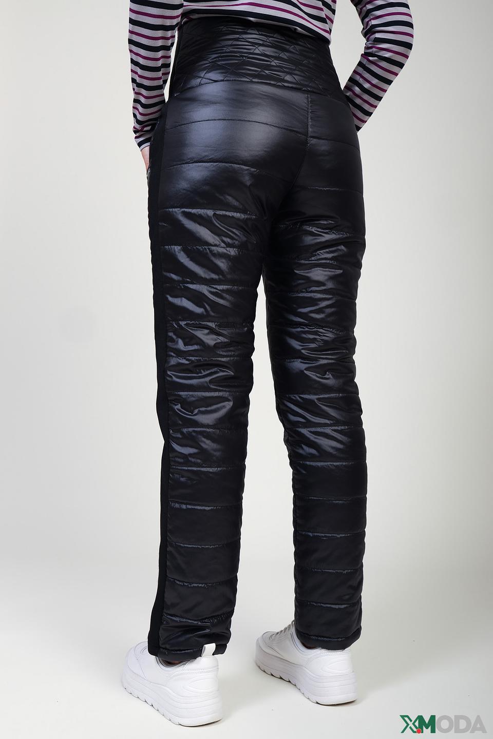 Брюки Pezzo стеганые черные