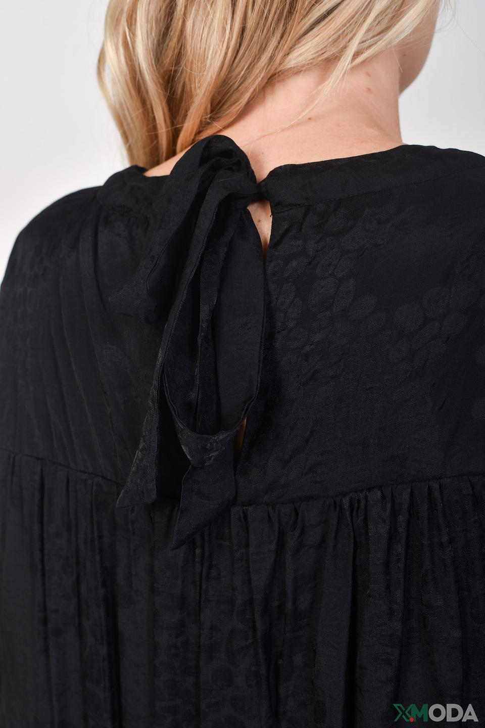 Платье s.Oliver чёрное с вышивкой