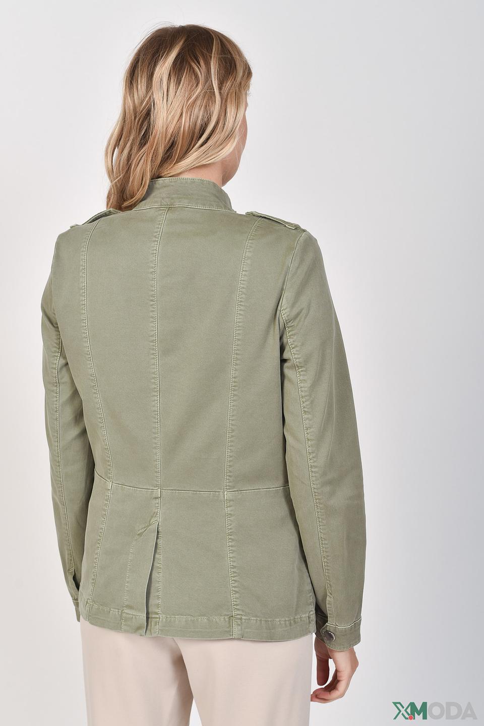 Жакет Marc Aurel хаки с погонами