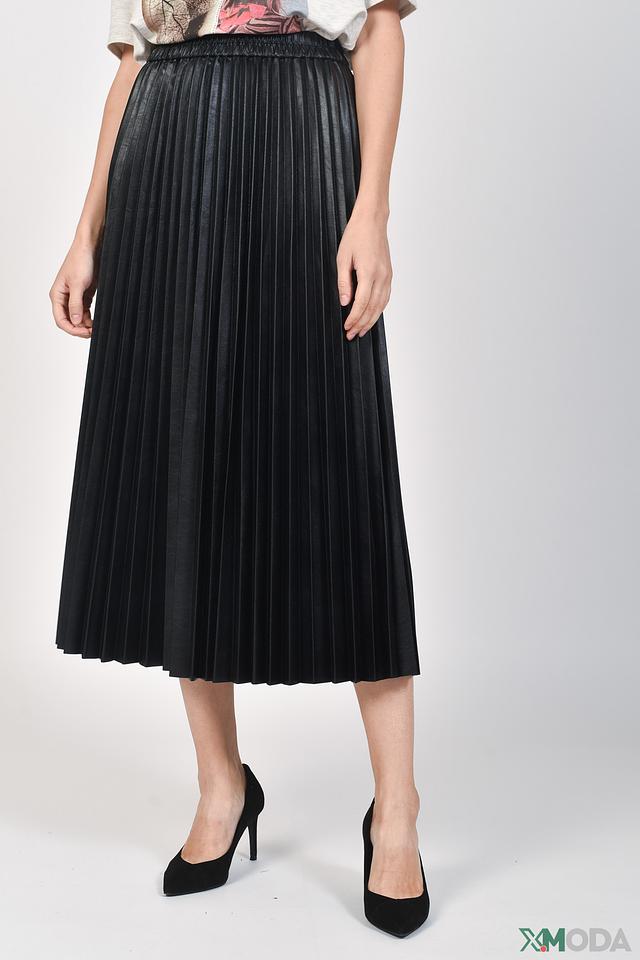 Юбка Oui плиссированная чёрная