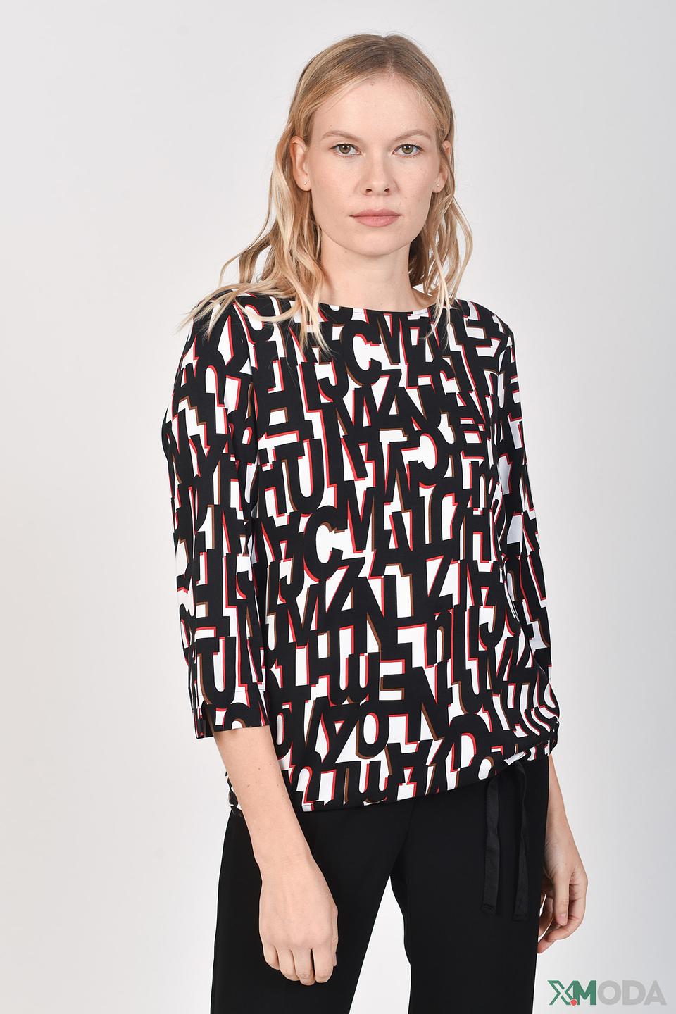 Блуза Bianca с принтом