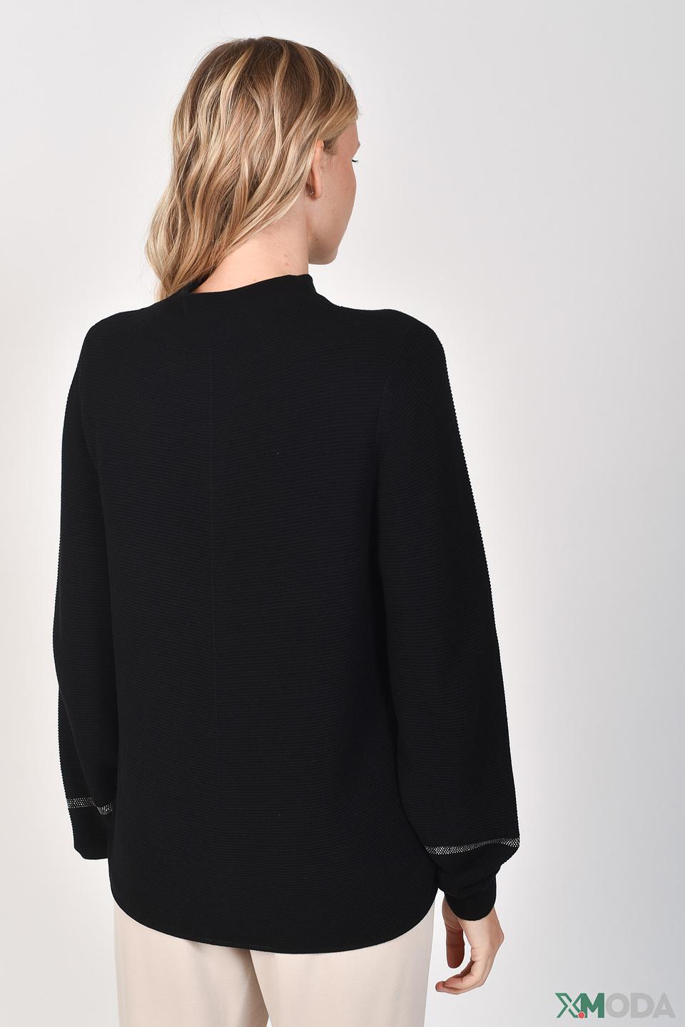 Пуловер Monari чёрный с декором