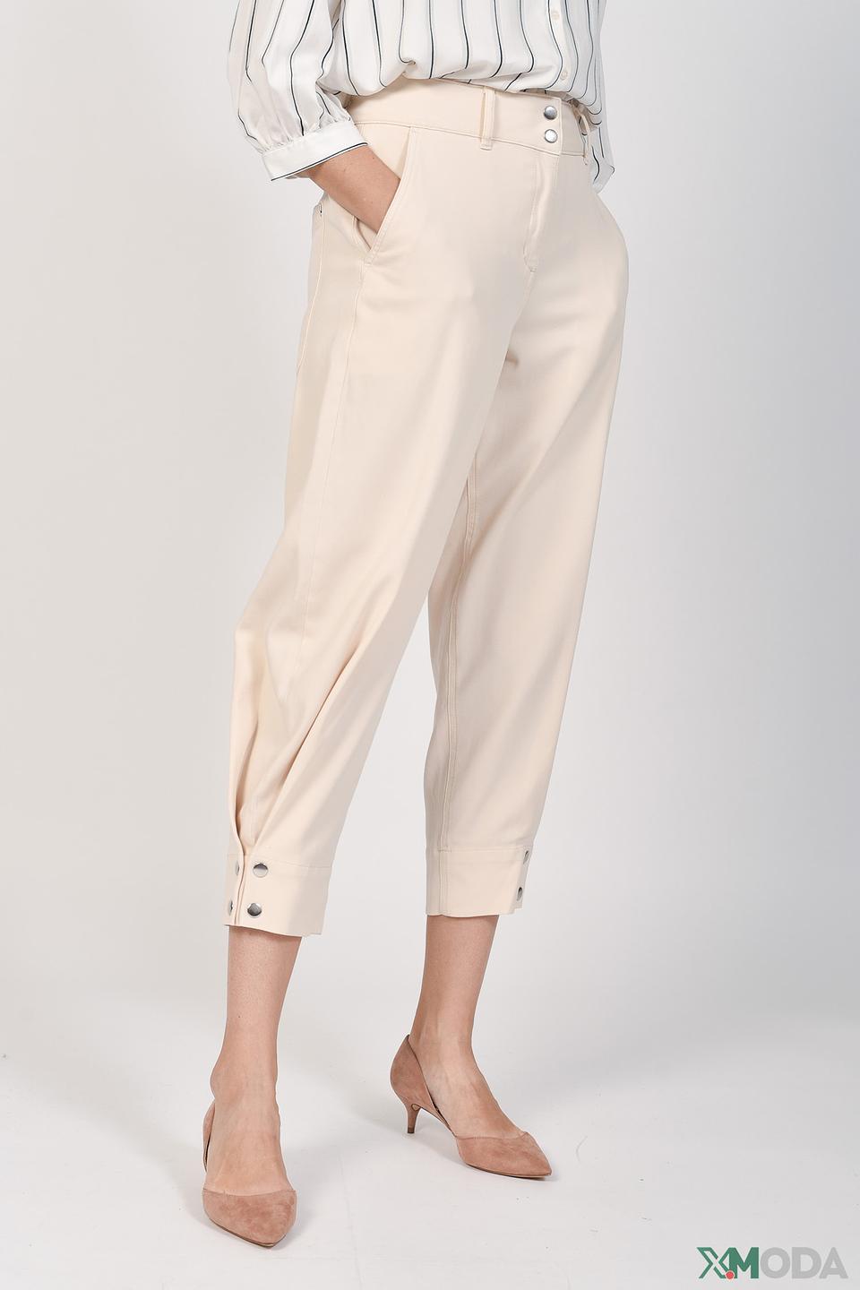 Брюки Comma кюлоты бежевые