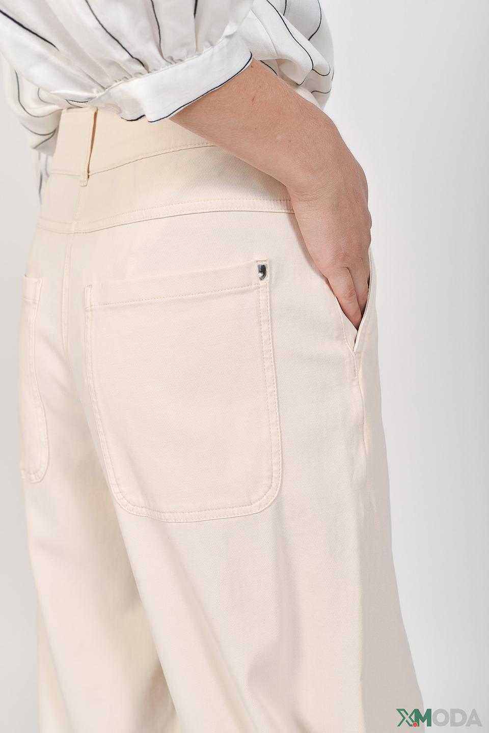 Брюки Comma кюлоты бежевые