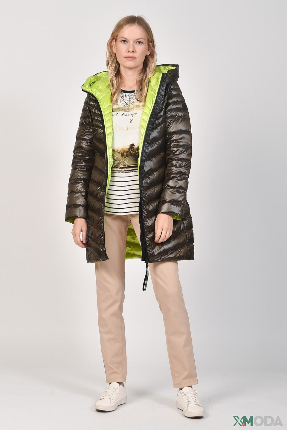Пальто Beaumont стеганое оливковое