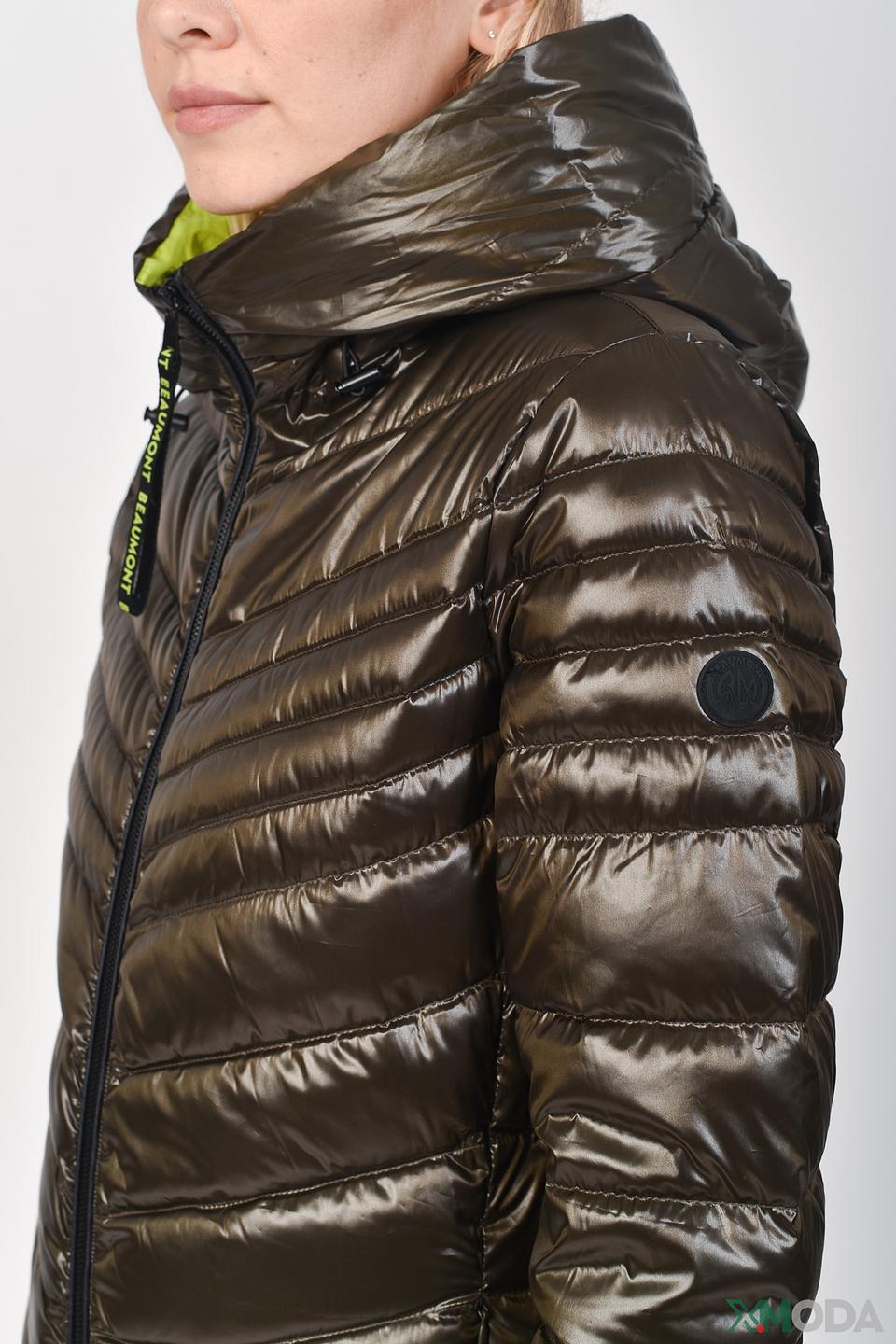 Пальто Beaumont стеганое оливковое