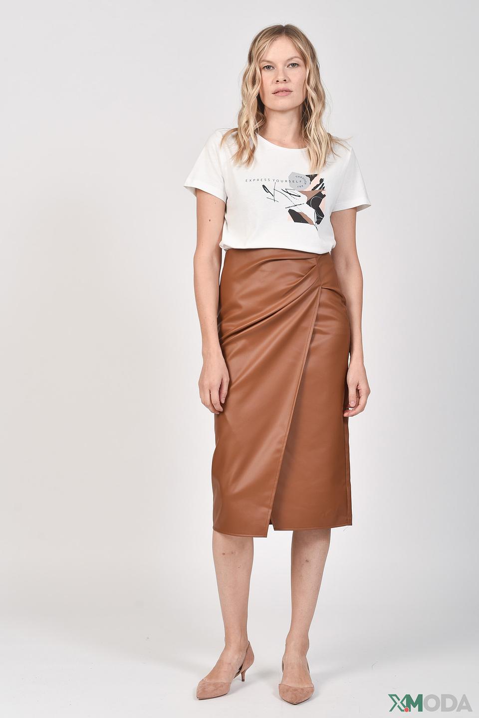 Футболка Taifun с принтом белая