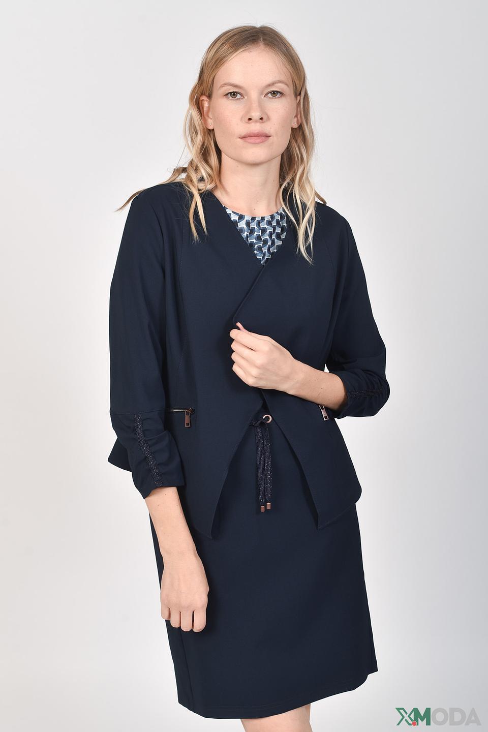 Жакет Betty Barclay приталенный темно-синий