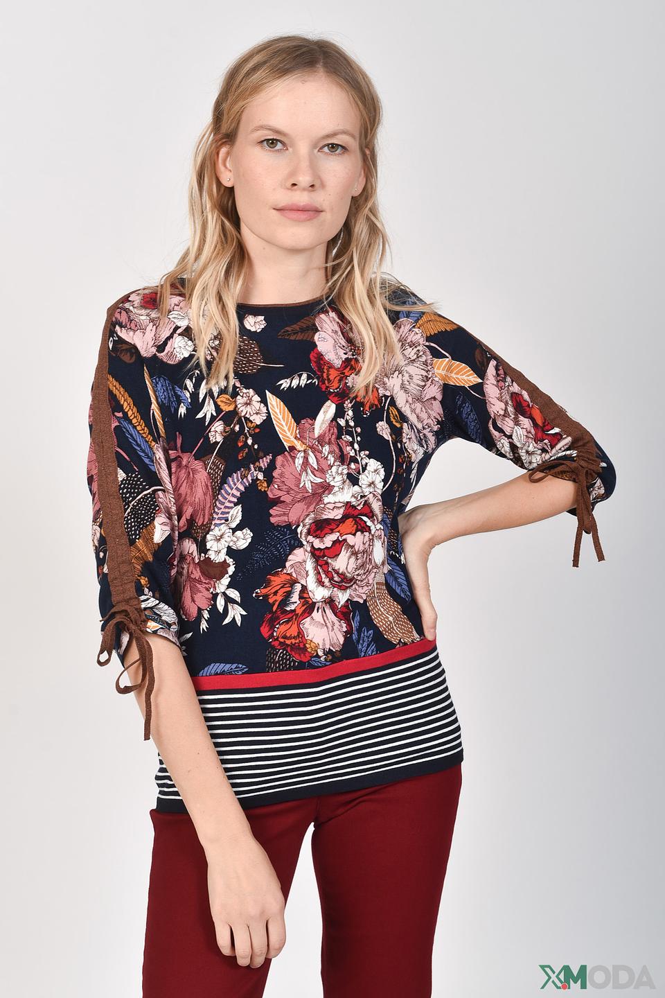 Пуловер Betty Barclay с цветочным принтом