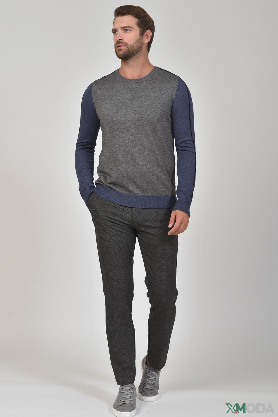 Джемпер Pezzo комбинированный синий