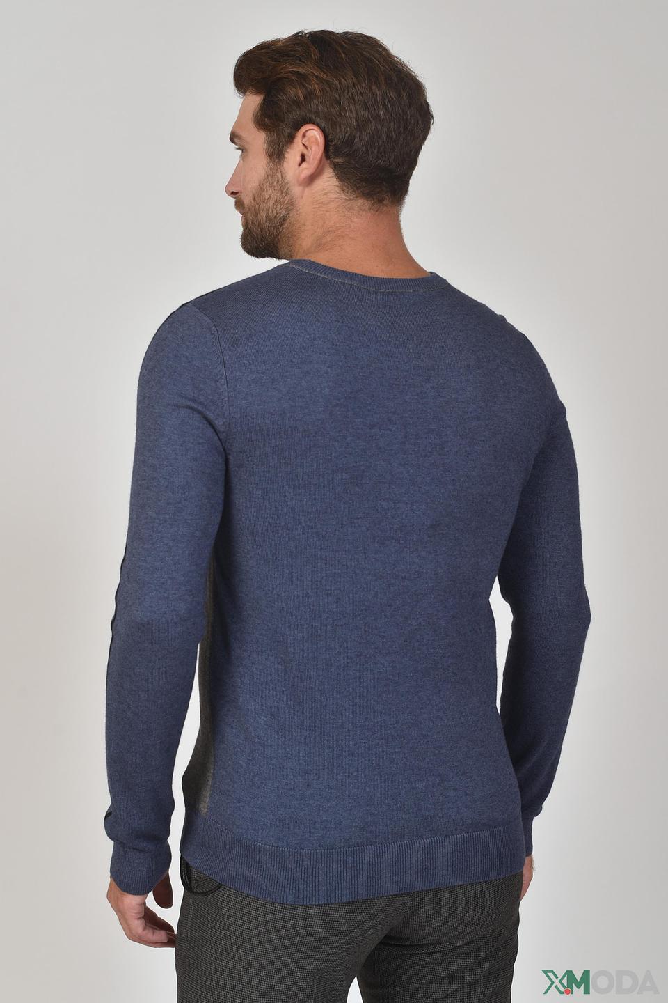 Джемпер Pezzo комбинированный синий