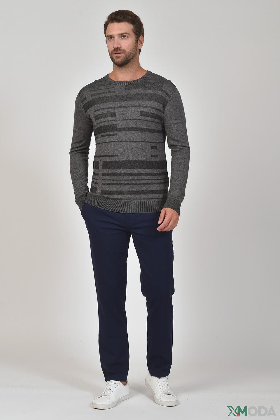 Джемпер Pezzo с геометрическим рисунком