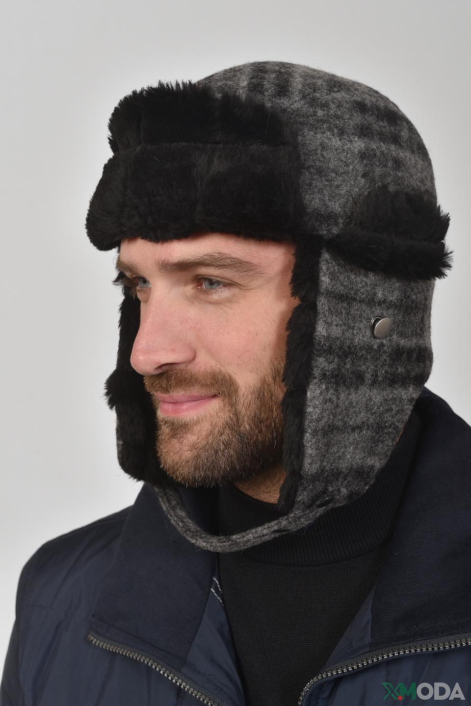Шапка-ушанка Wegener чёрная