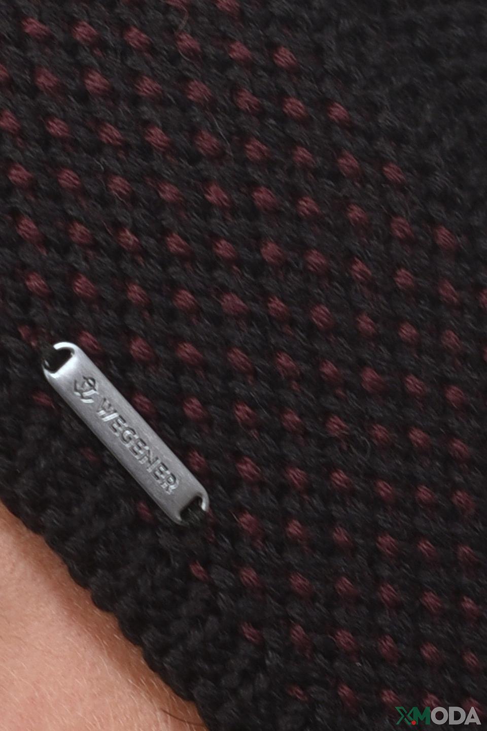 Шапка Wegener вязаная чёрно-красная