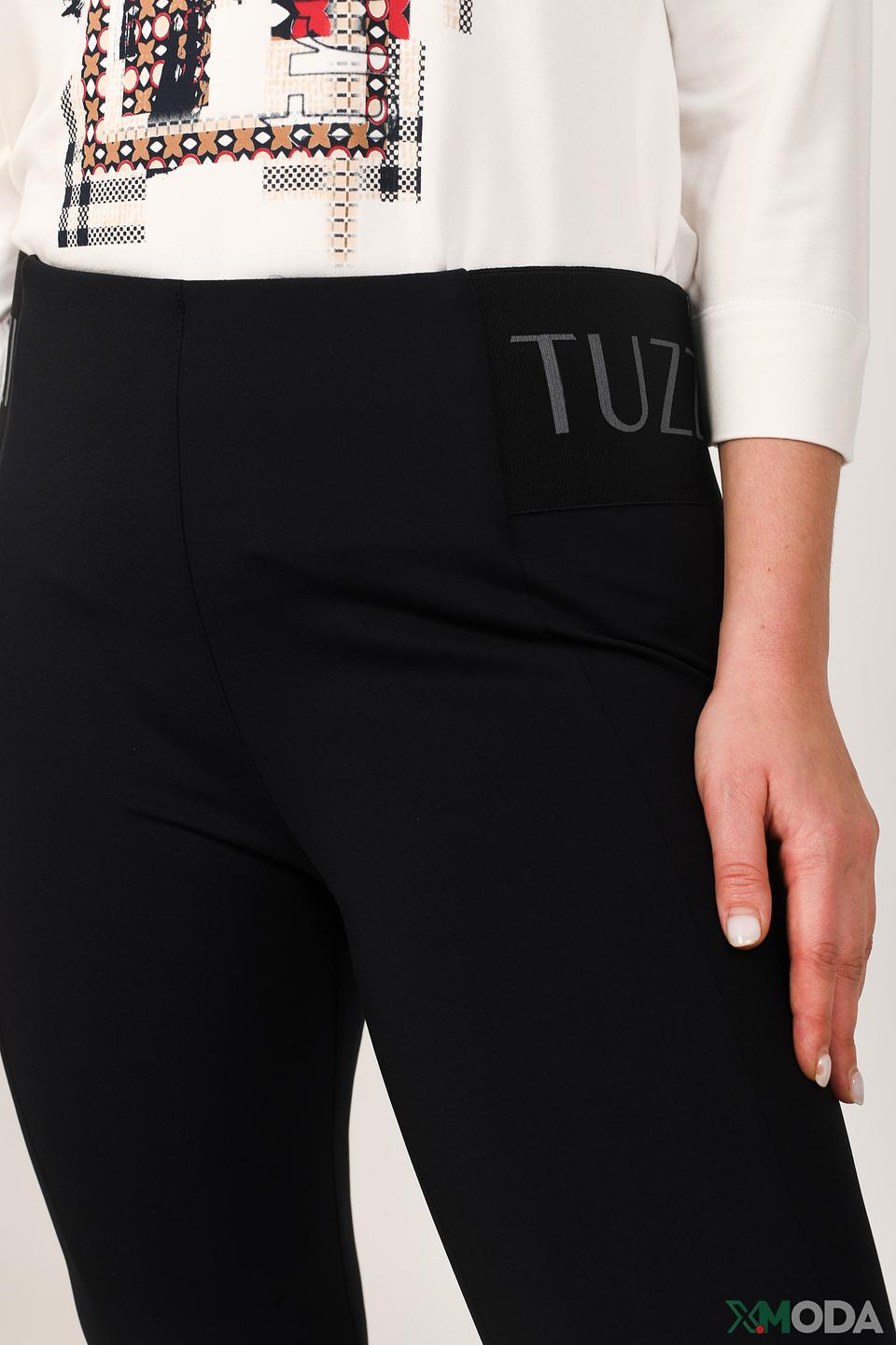 Брюки Tuzzi чёрные с логотипом