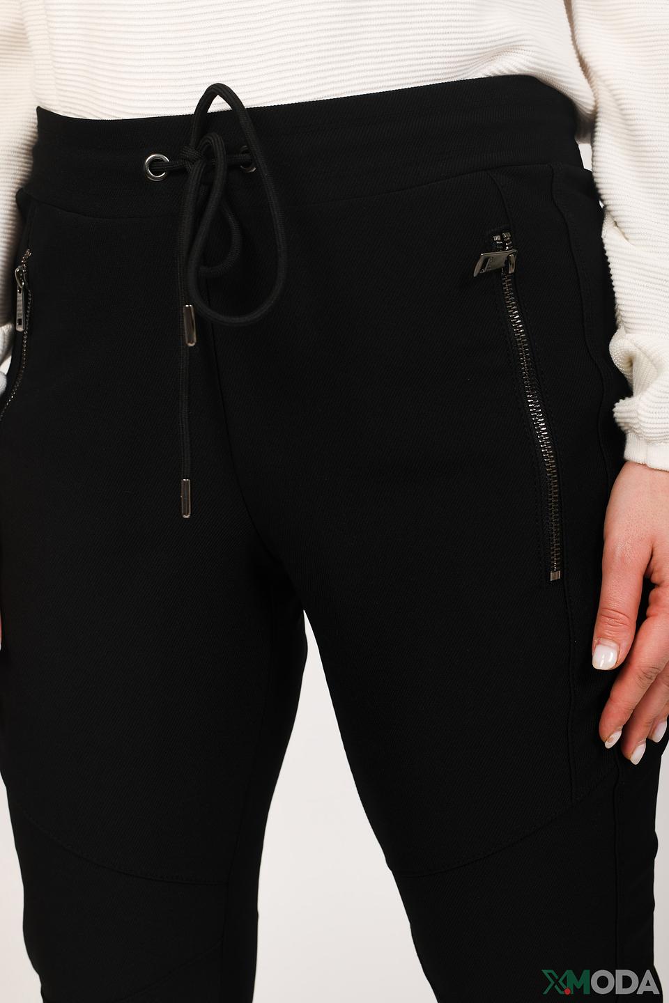 Брюки трикотажные Oui чёрные