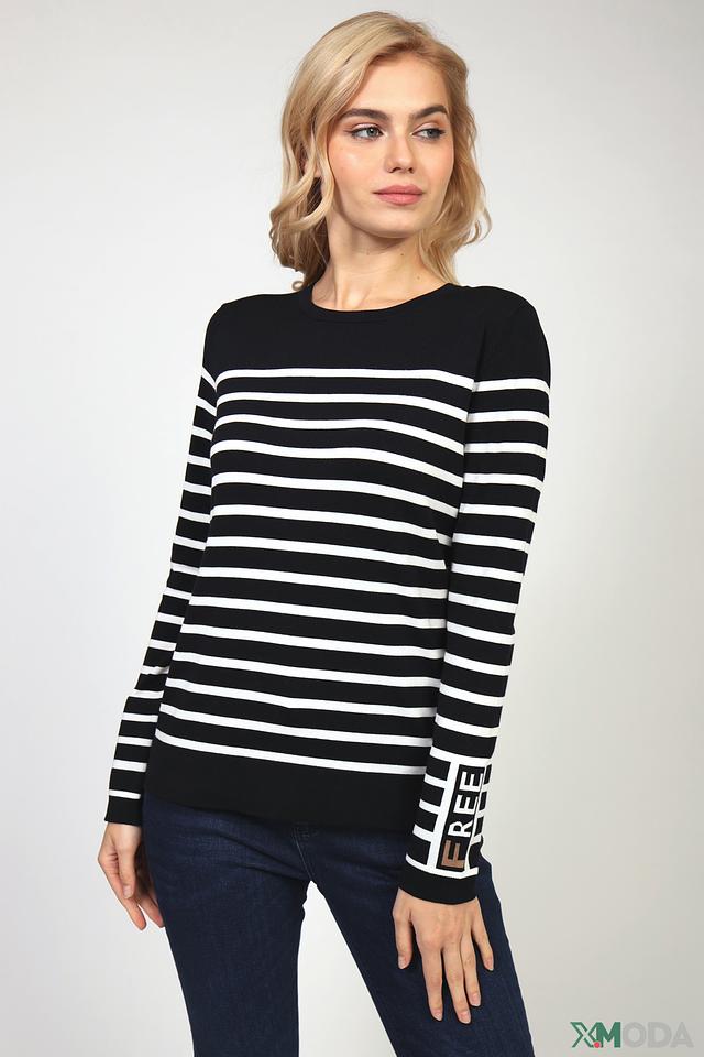 Пуловер Gerry Weber в полоску чёрный