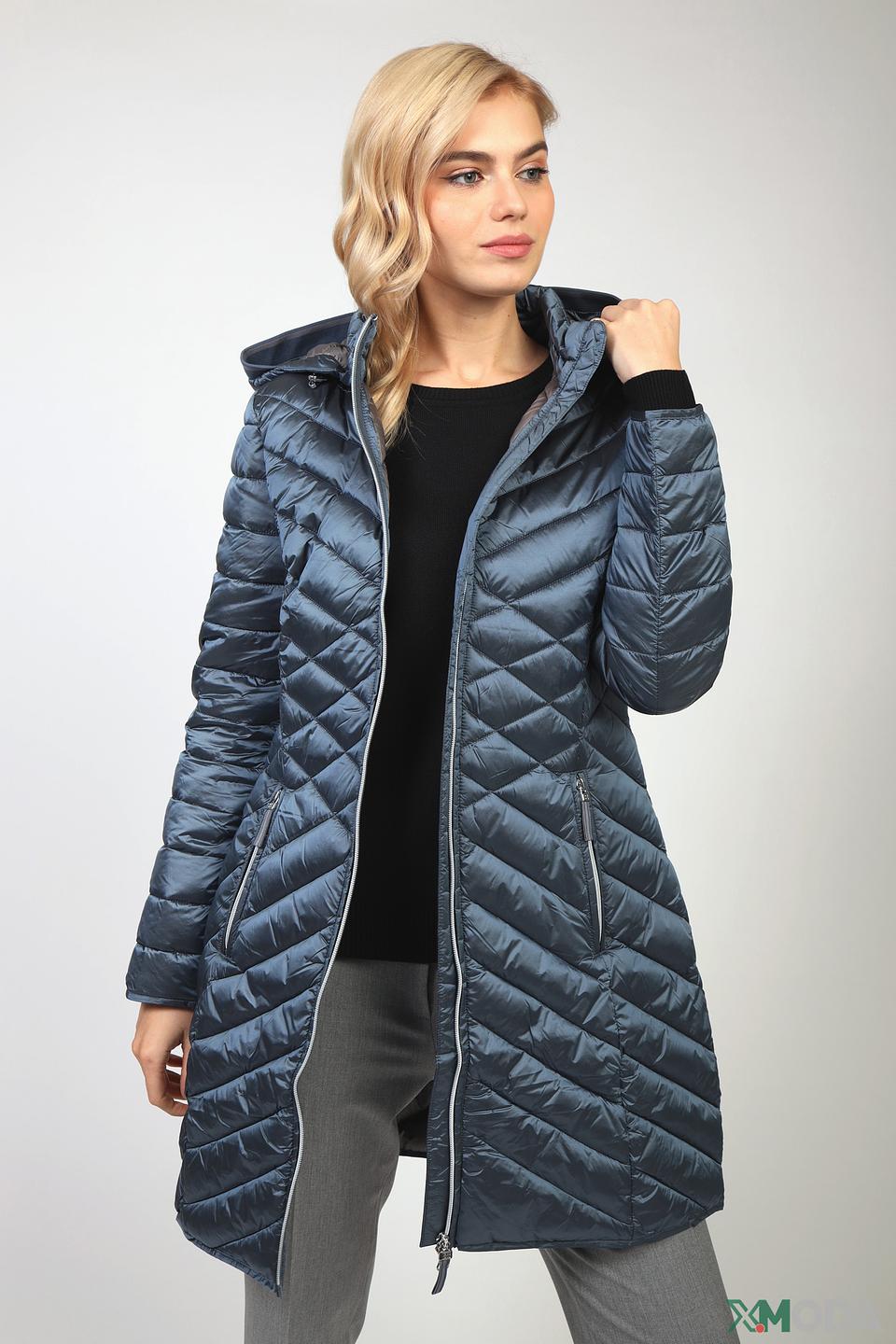 Пальто стеганое Betty Barclay серое