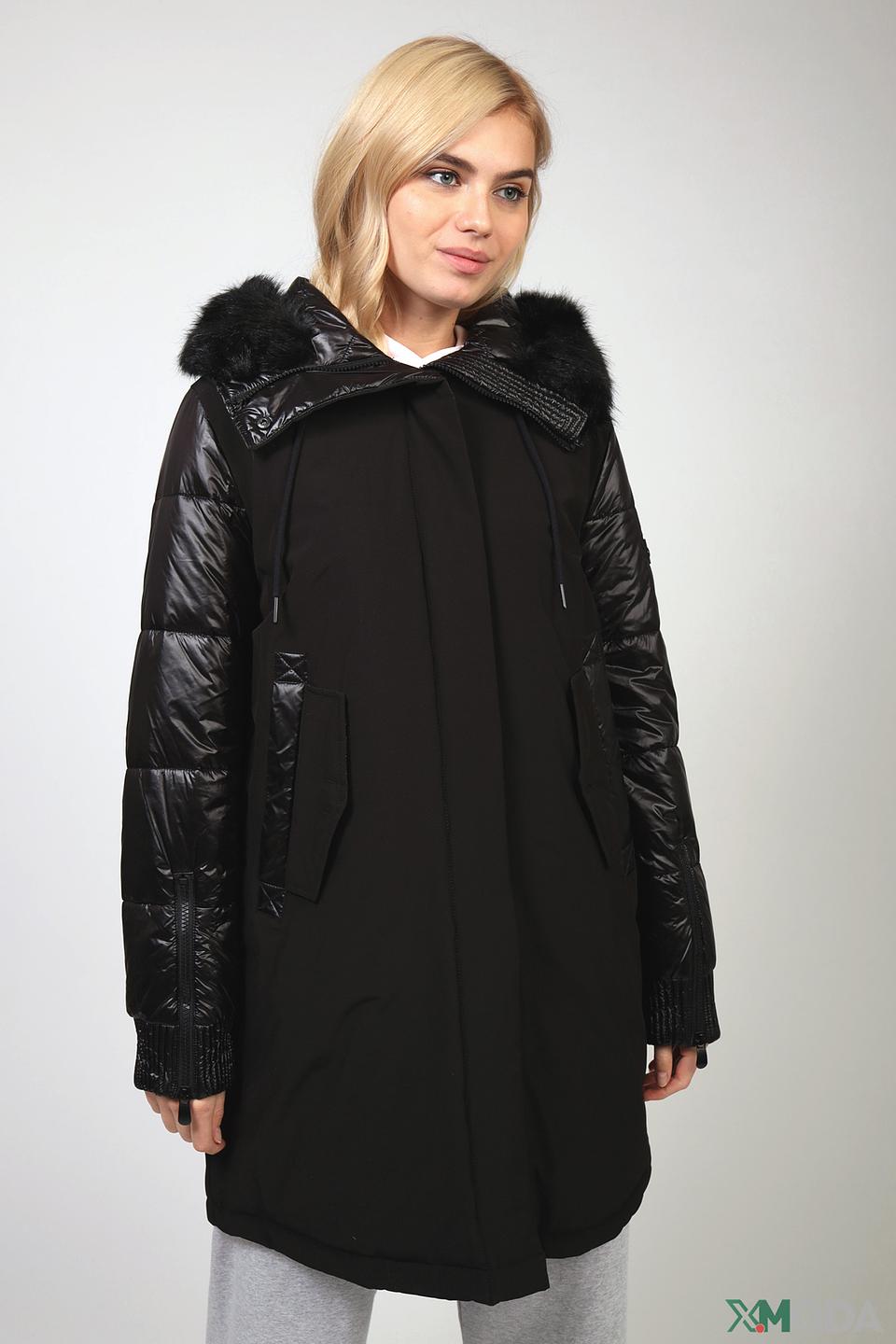 Пальто Betty Barclay стеганое чёрное