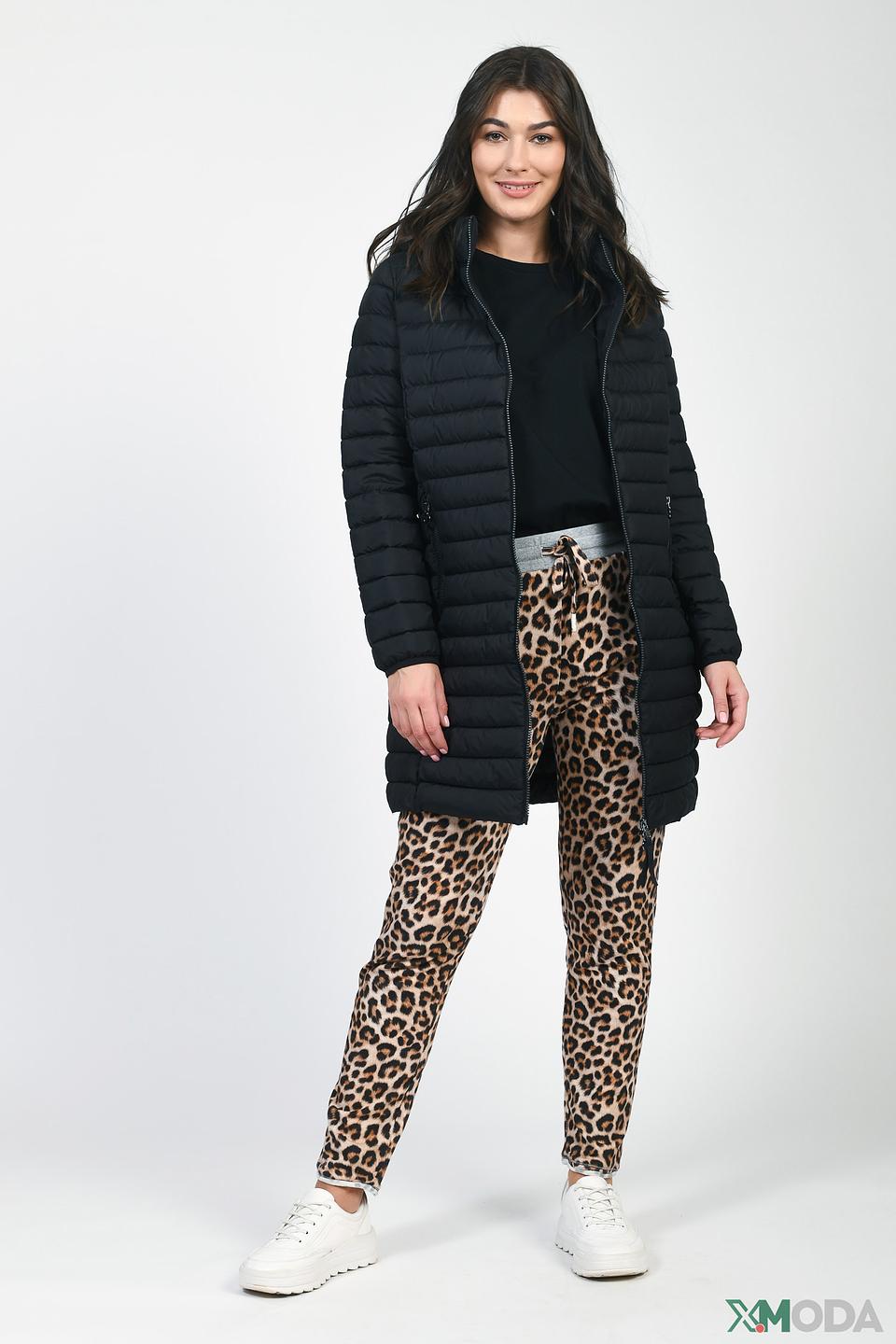 Пальто s.Oliver стеганое чёрное