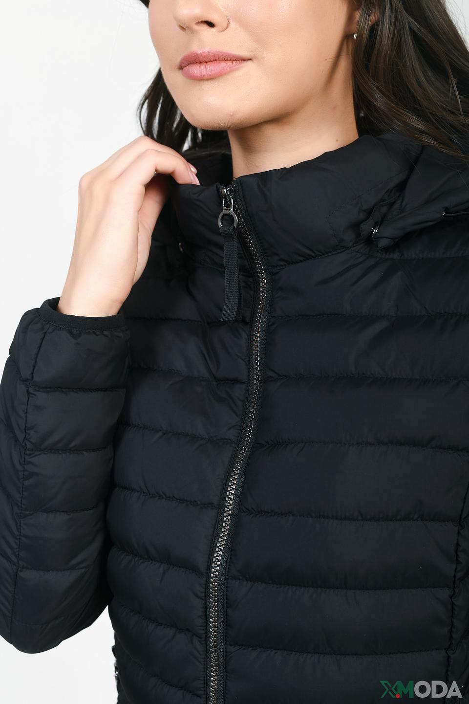 Пальто s.Oliver стеганое чёрное