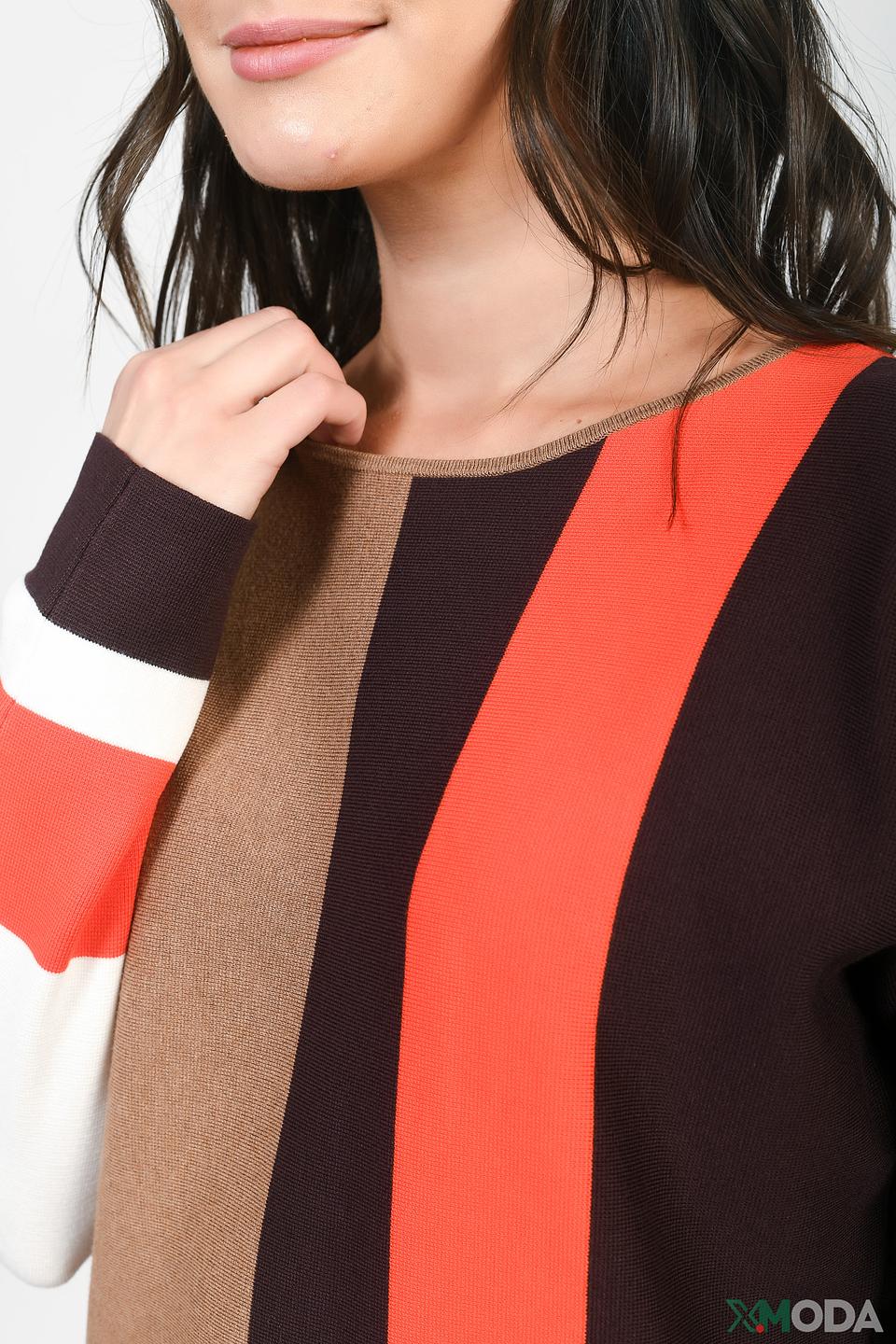 Пуловер Gerry Weber колор-блок бежевый