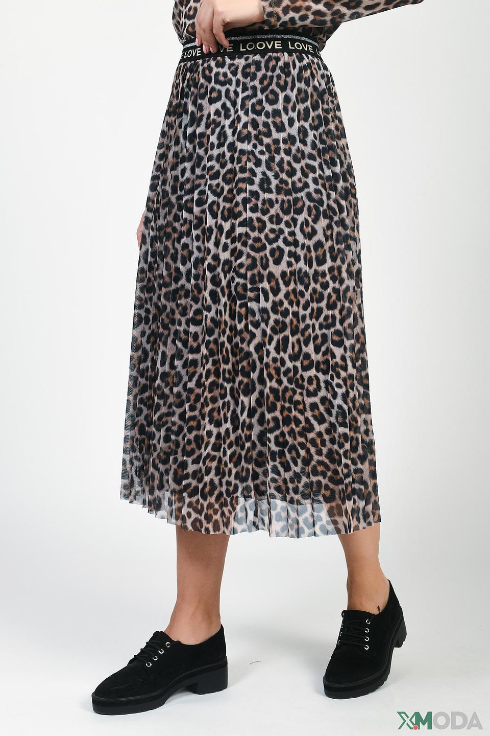 Юбка Oui леопардовый принт