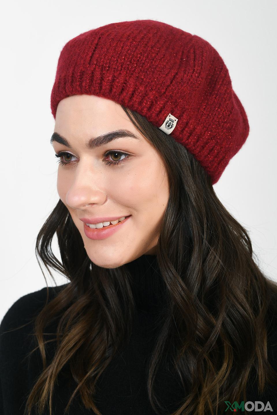 Берет Roeckl шерстяной красный