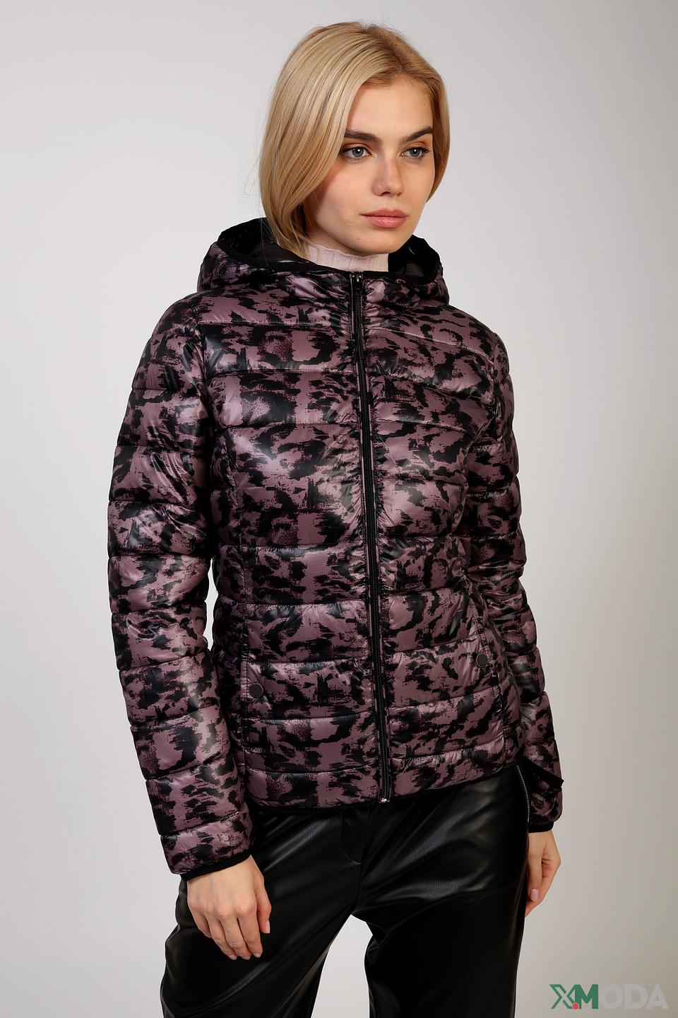 Куртка QS girl в абстрактный принт