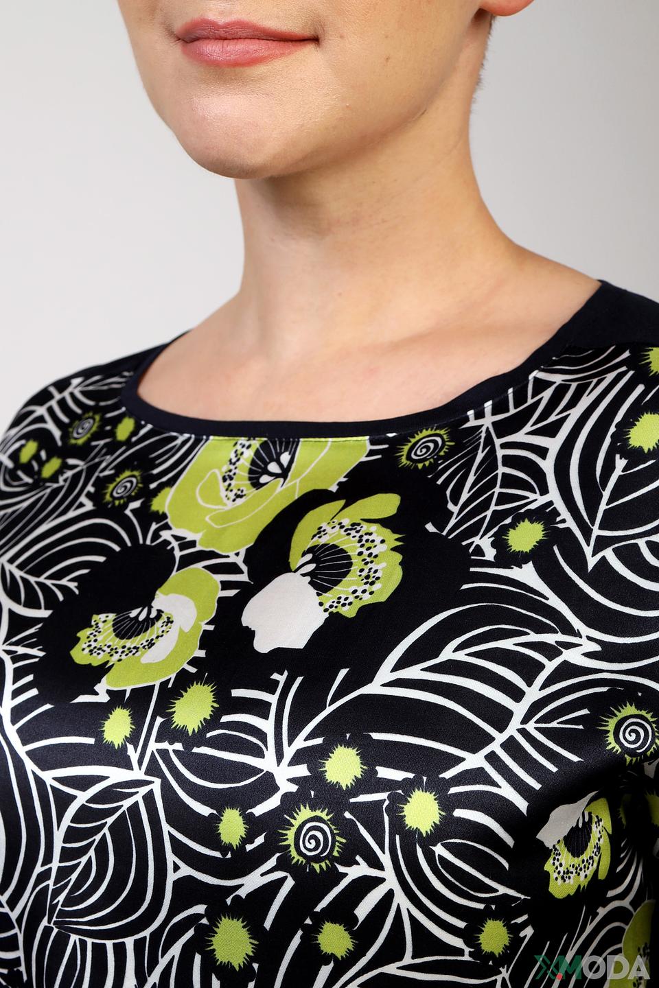 Лонгслив Frank Walder с цветочным принтом