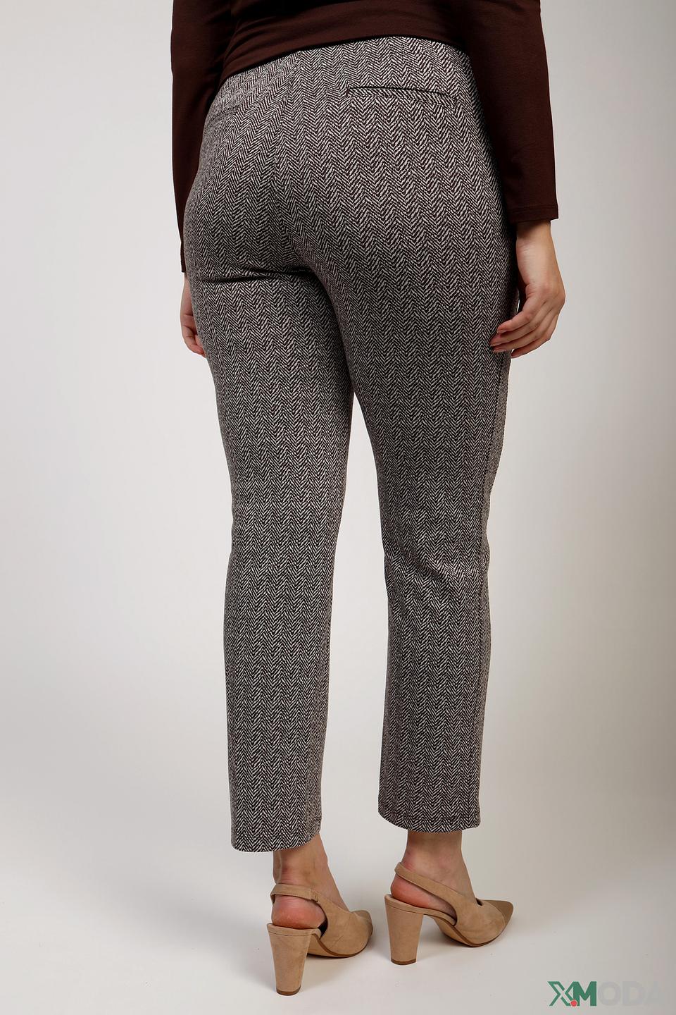 Брюки Lebek Barbara серый меланж