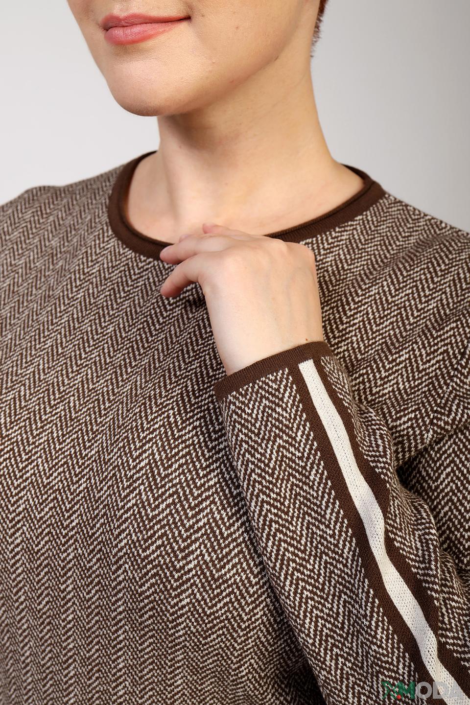 Пуловер Lebek с полосками