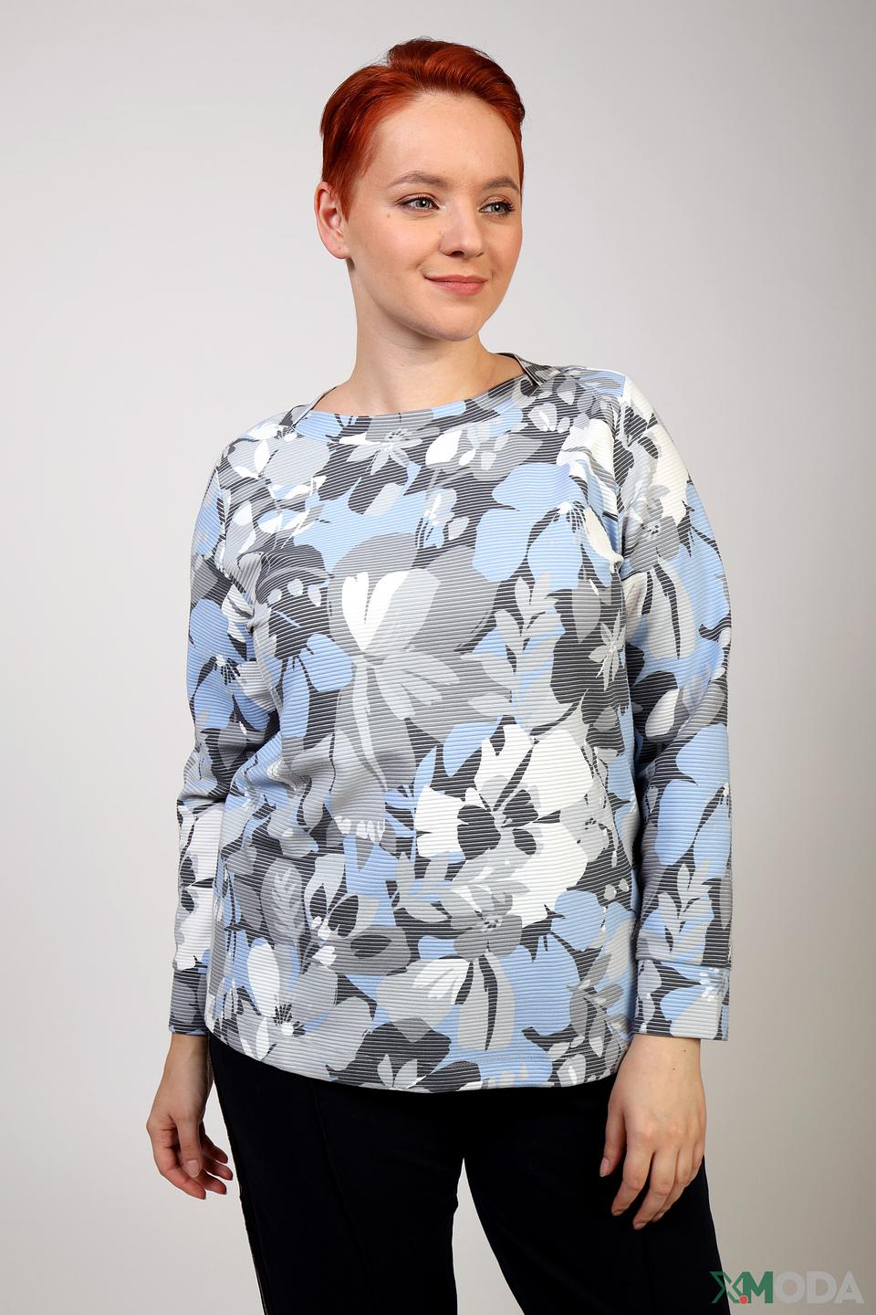 Пуловер Via Appia с цветочным принтом