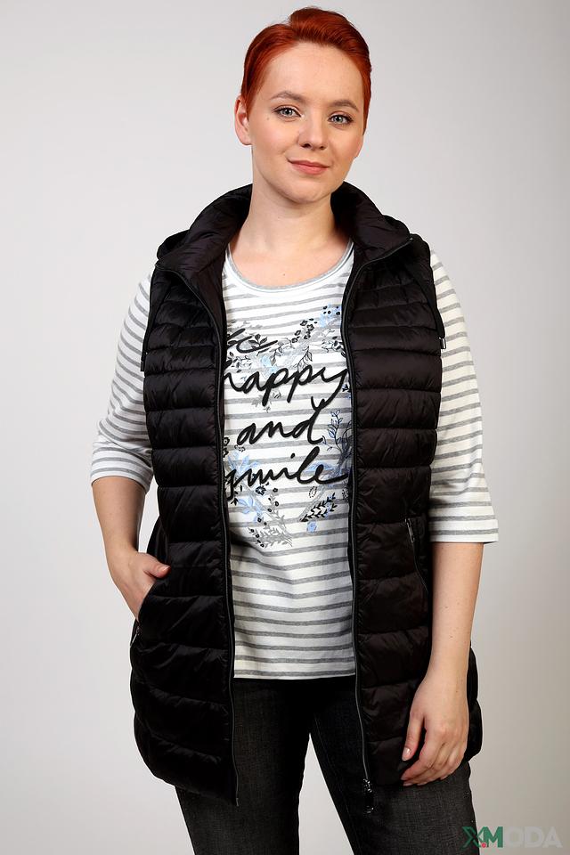 Жилет Lebek стеганый черный