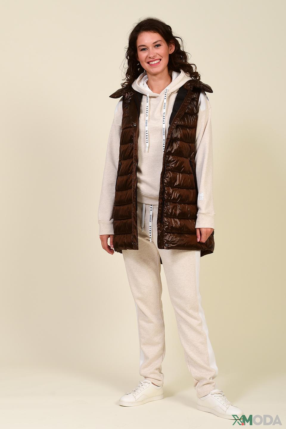 Жилет Fuchs Schmitt стеганый коричневый