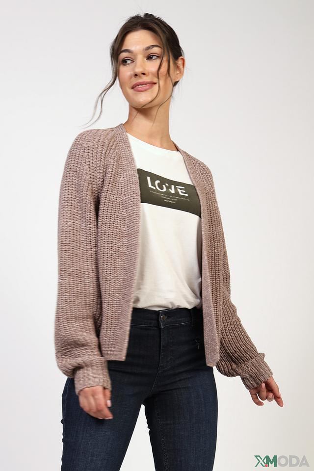 Жакет Tom Tailor вязаный бежевый