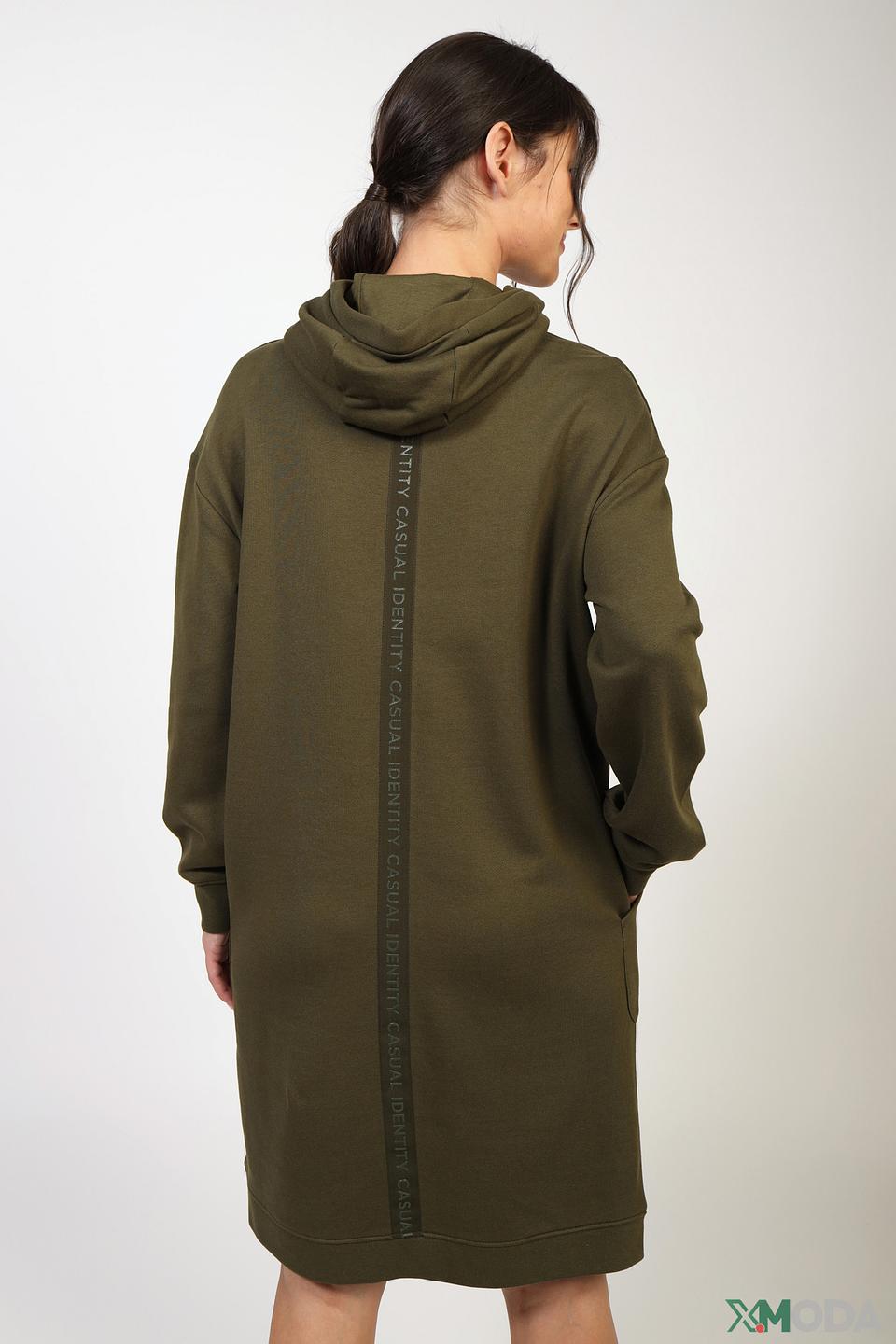 Платье Comma оверсайз хаки