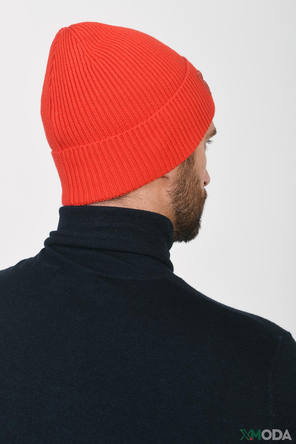 Шапка Boss Casual оранжевая