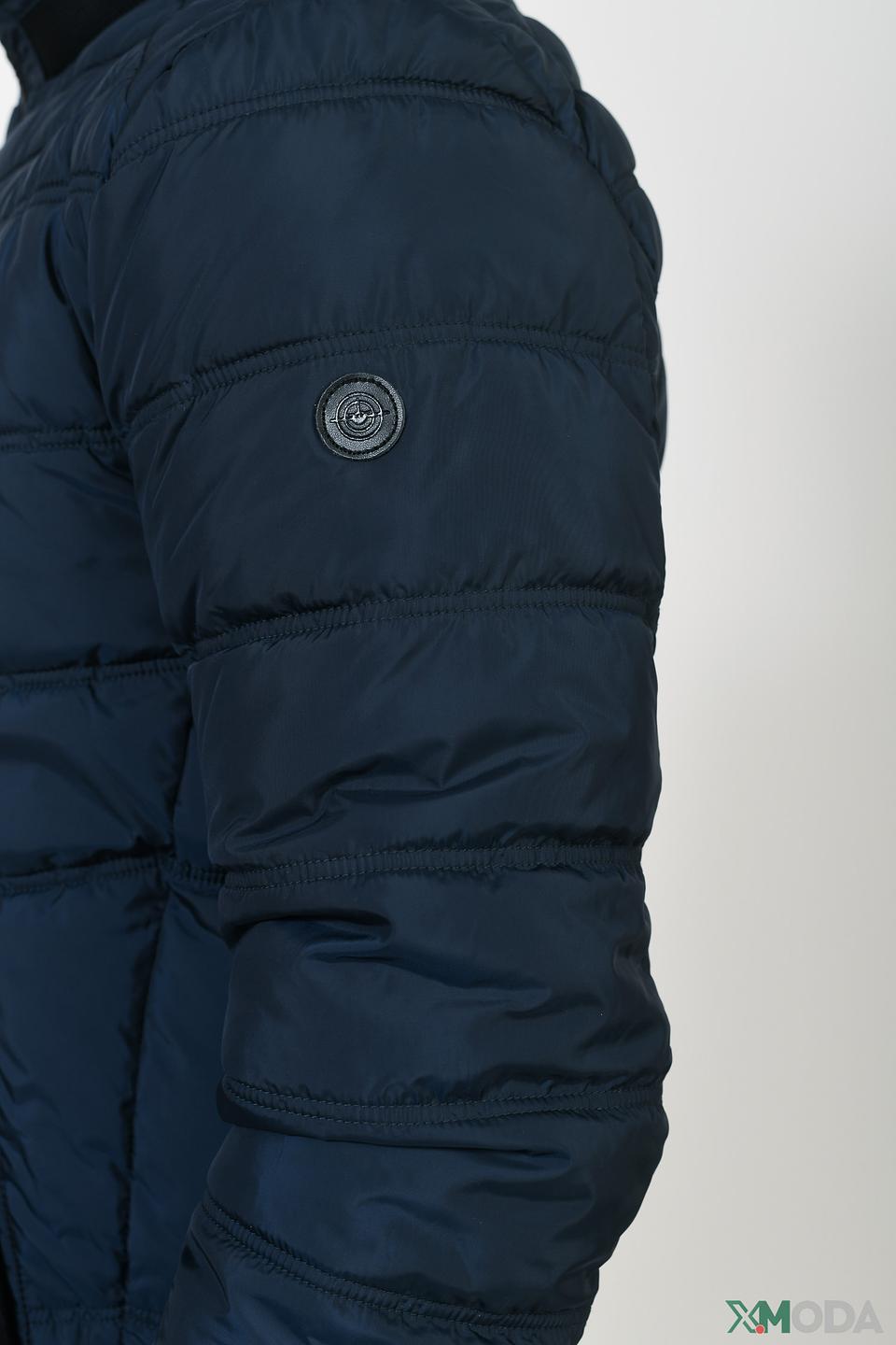 Куртка District стеганая синяя