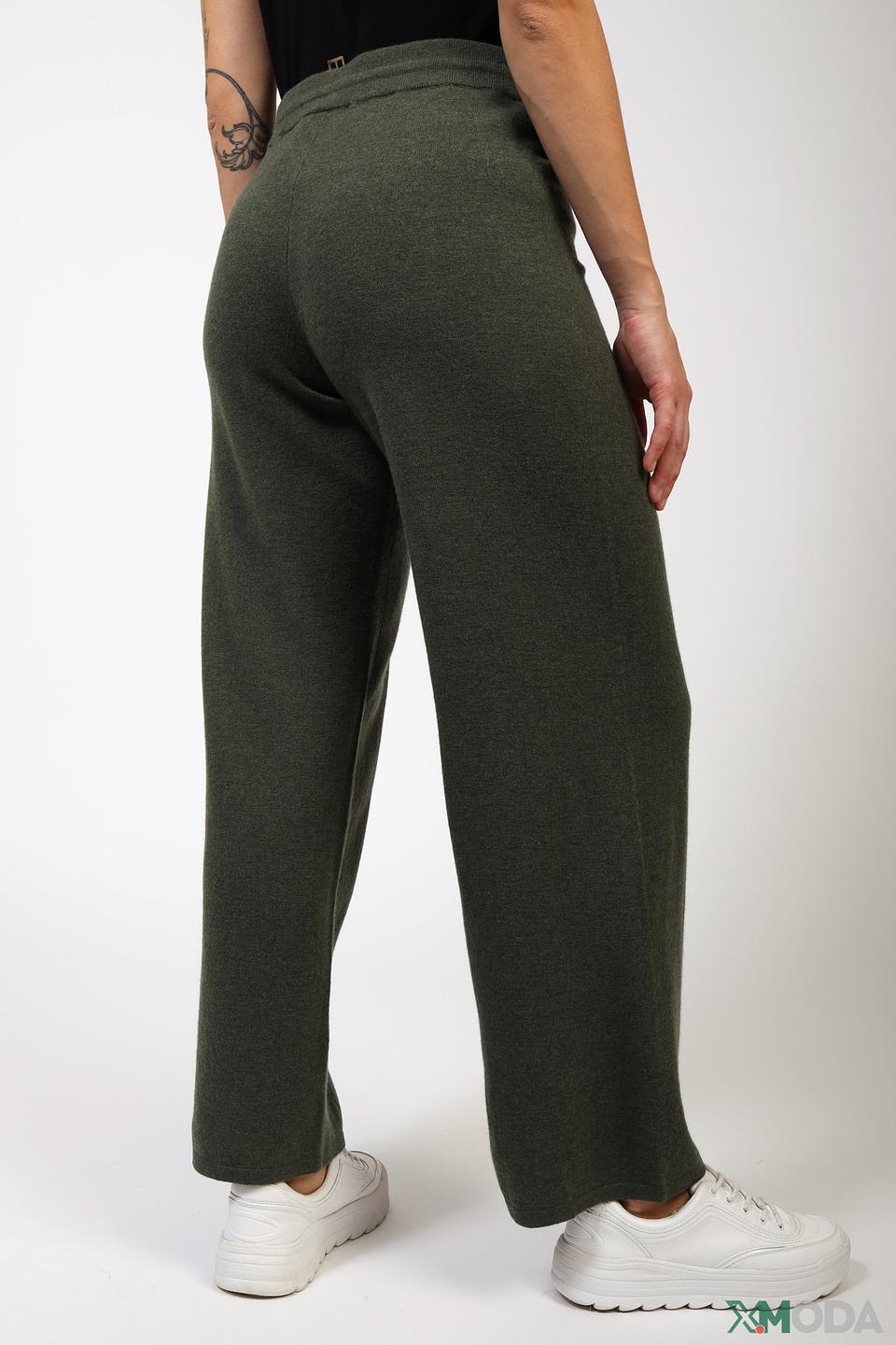 Брюки Mos Mosh прямые, зелёные, на кулиске