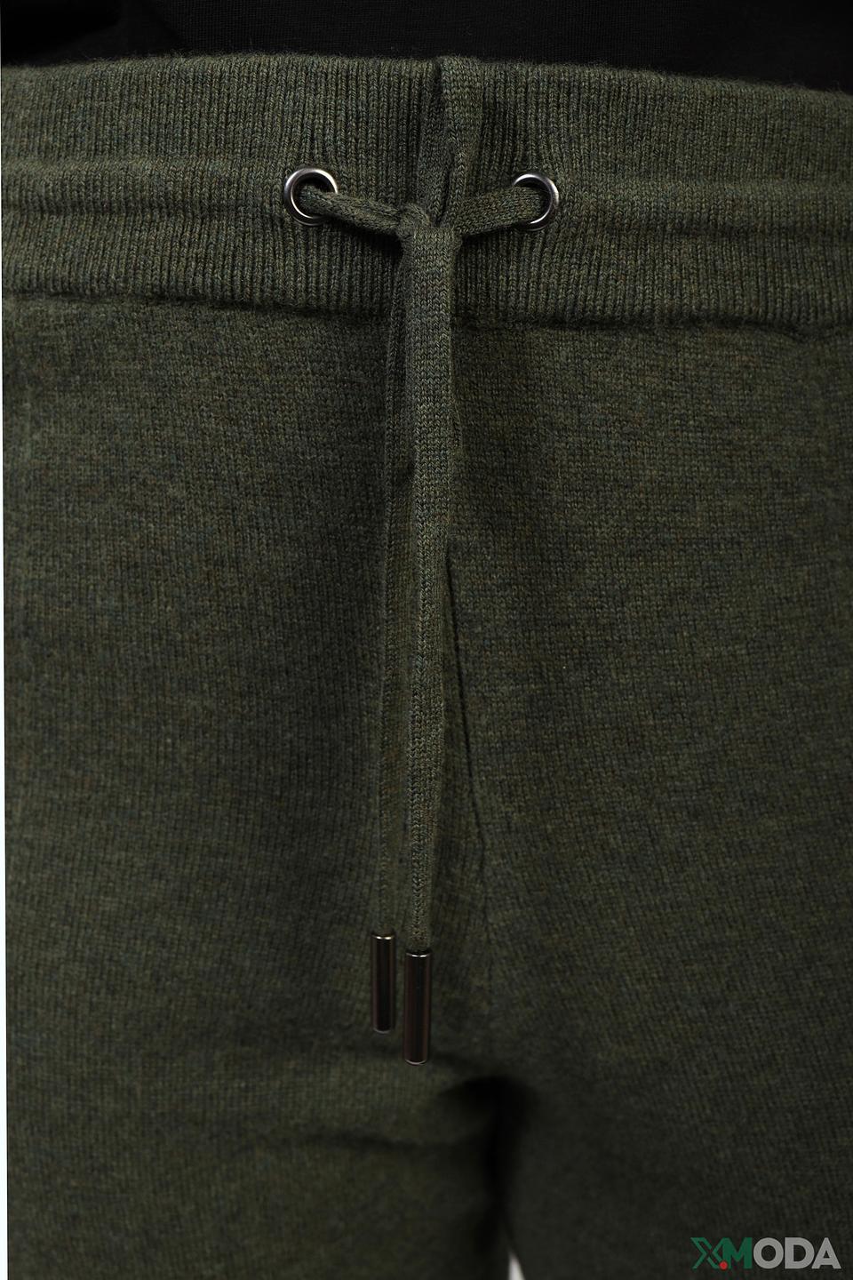 Брюки Mos Mosh прямые, зелёные, на кулиске