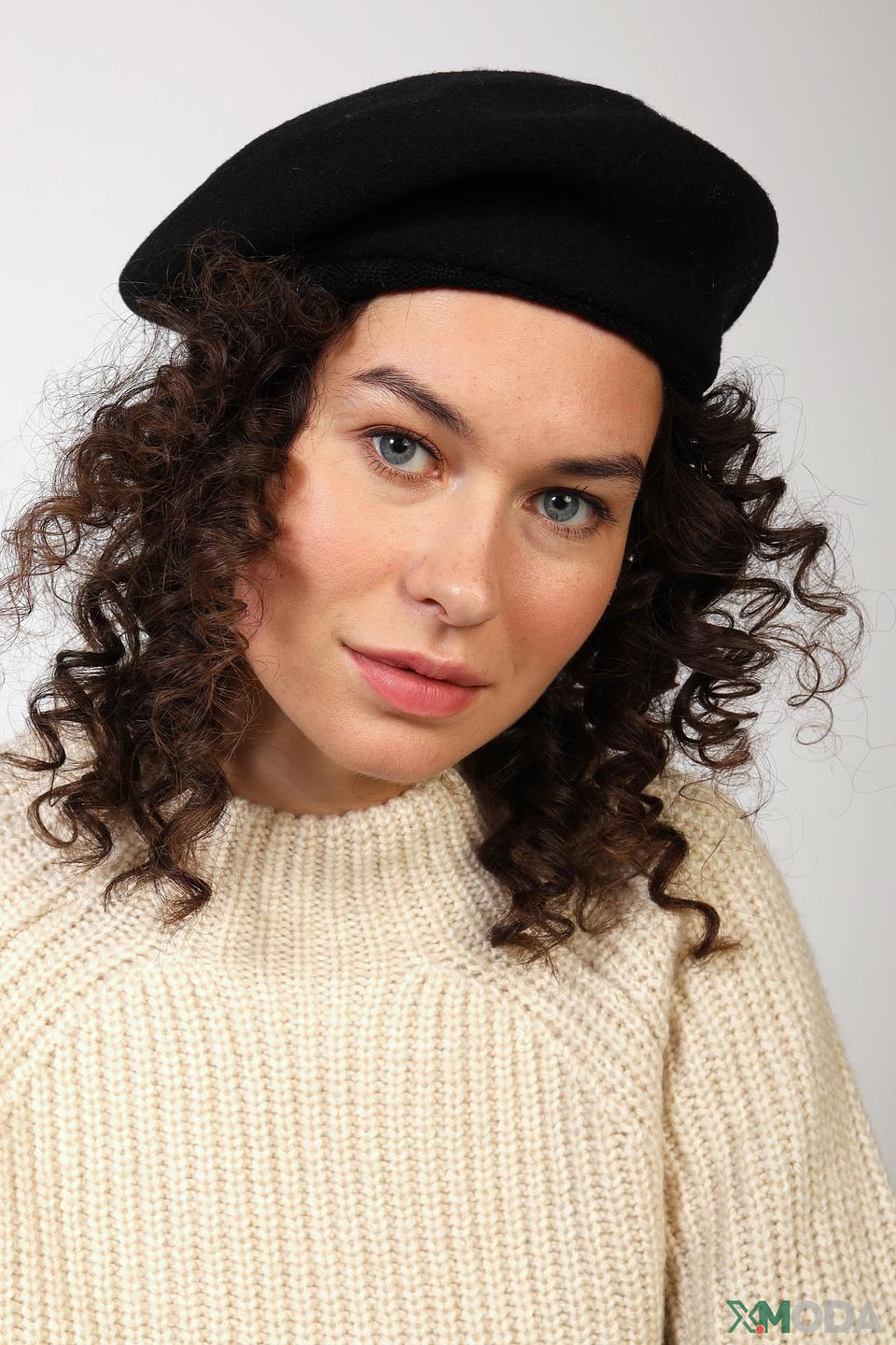 Берет Seeberger чёрный