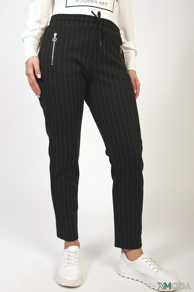 Брюки Angels в полоску чёрный