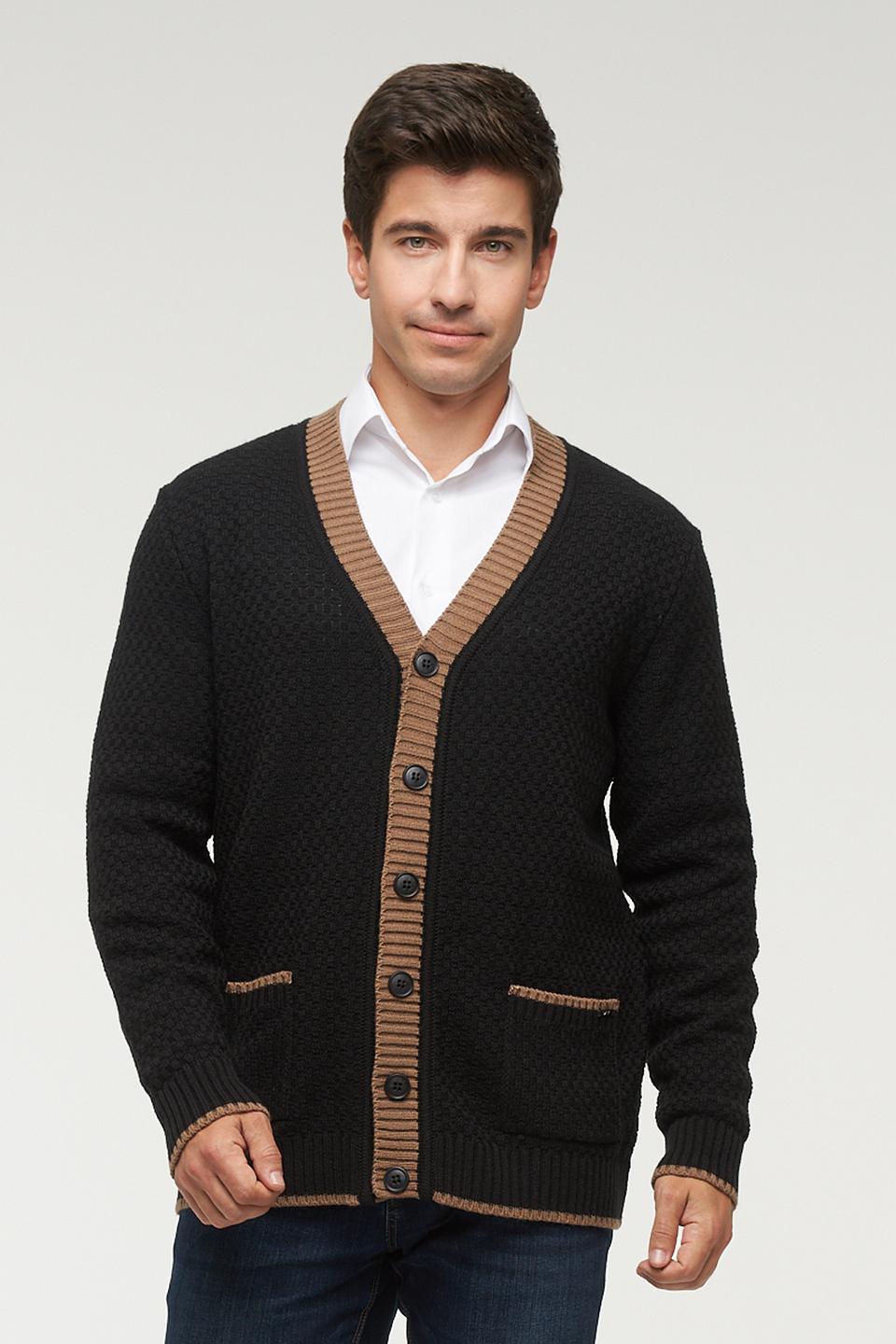 Кардиган VAY мужской чёрный