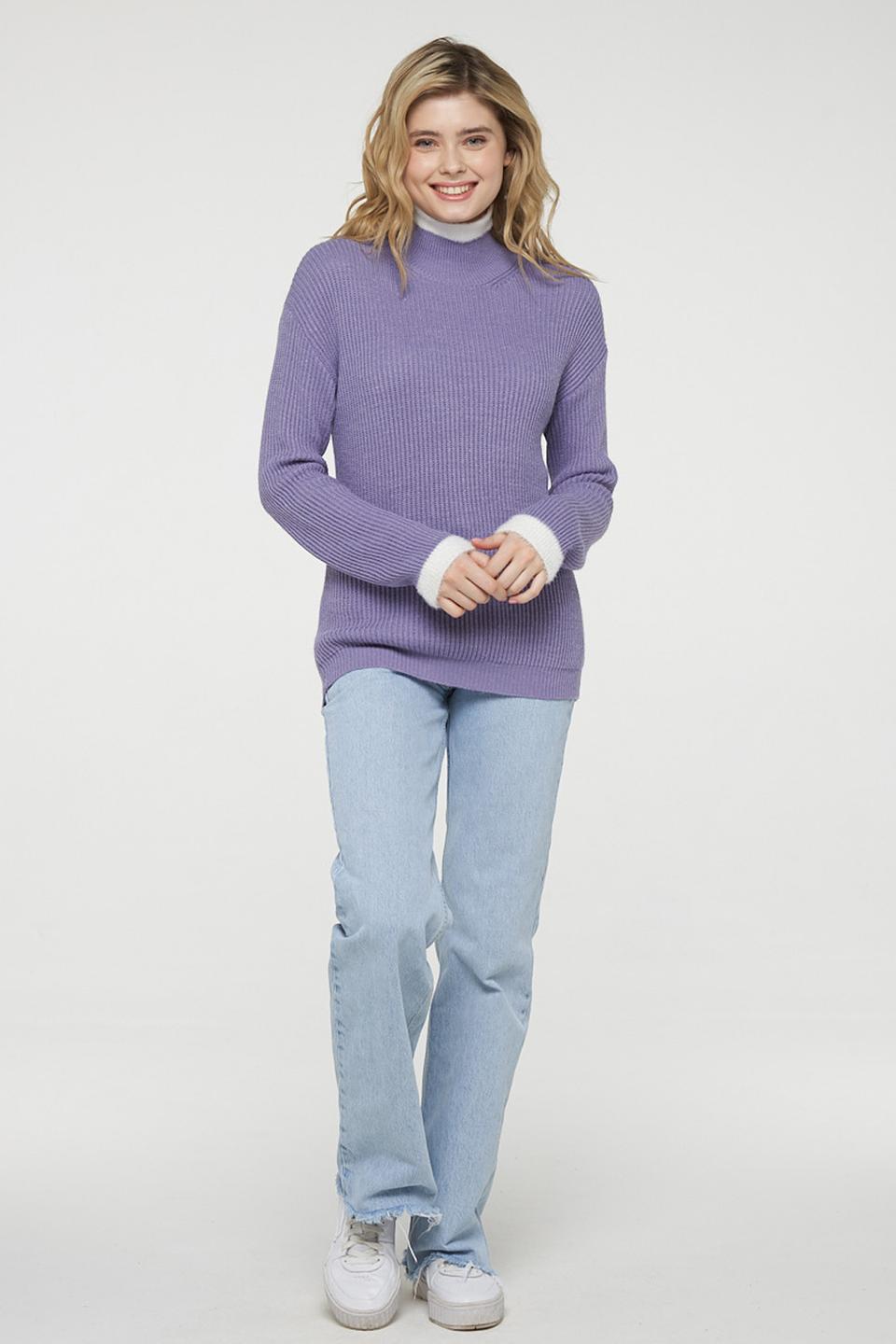 Водолазка VAY женская лавандовая
