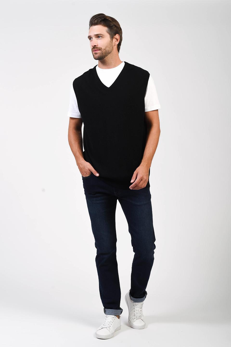 Жилет Pezzo V-образный тёмно-синий