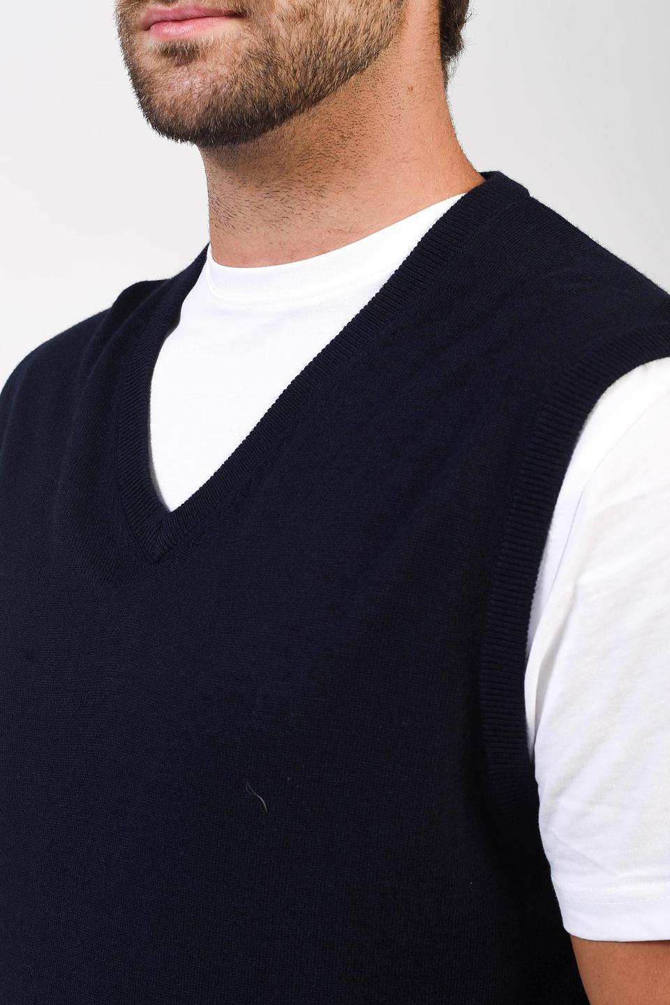 Жилет Pezzo V-образный тёмно-синий