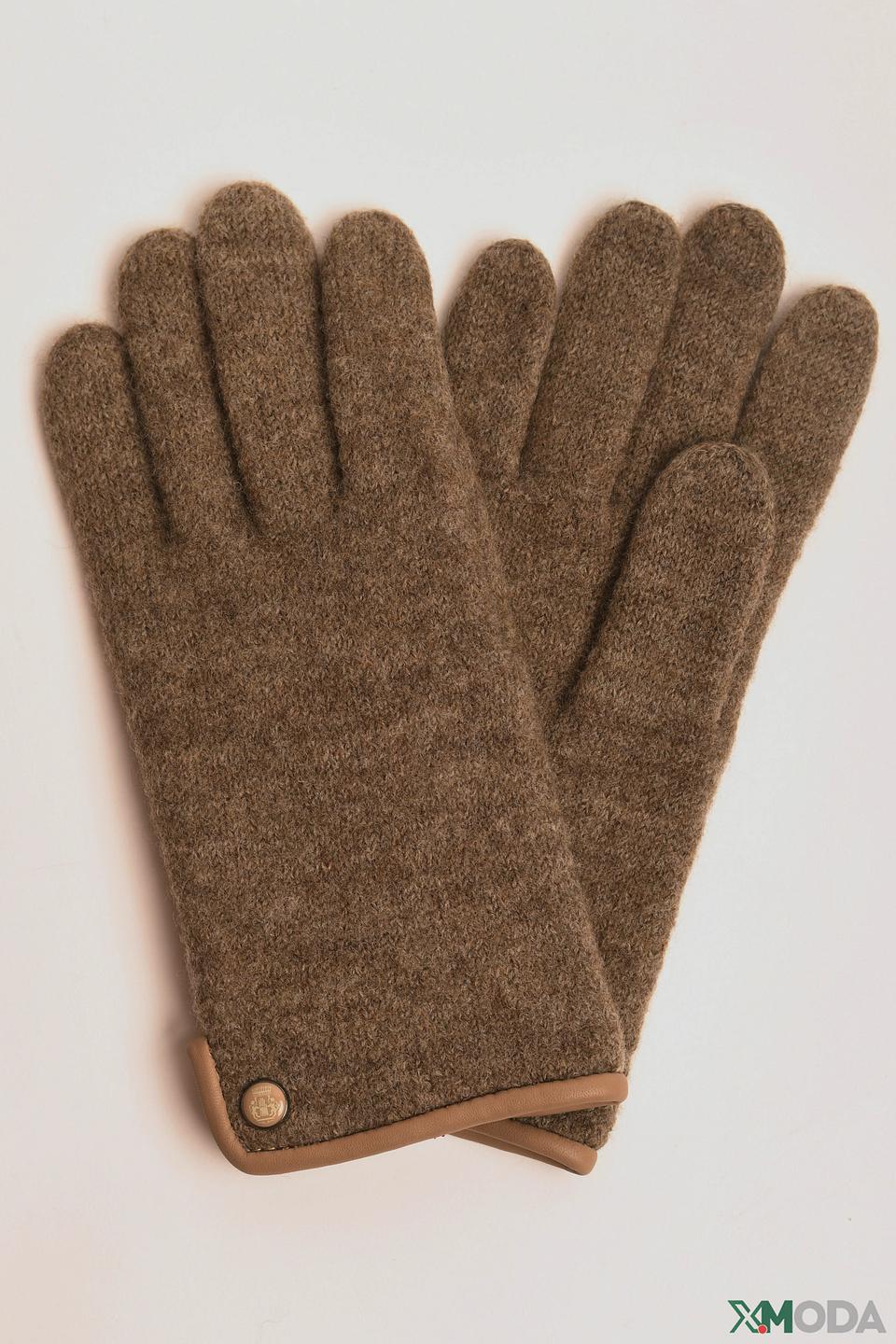 Перчатки Roeckl шерстяные коричневые