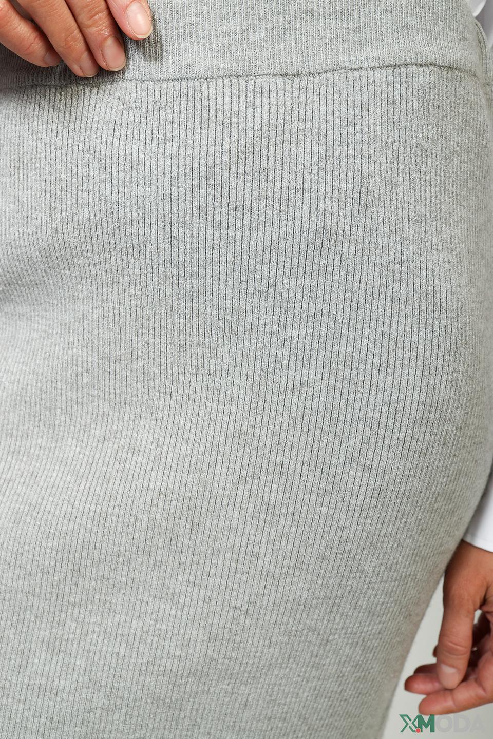 Юбка Tuzzi серая в рубчик